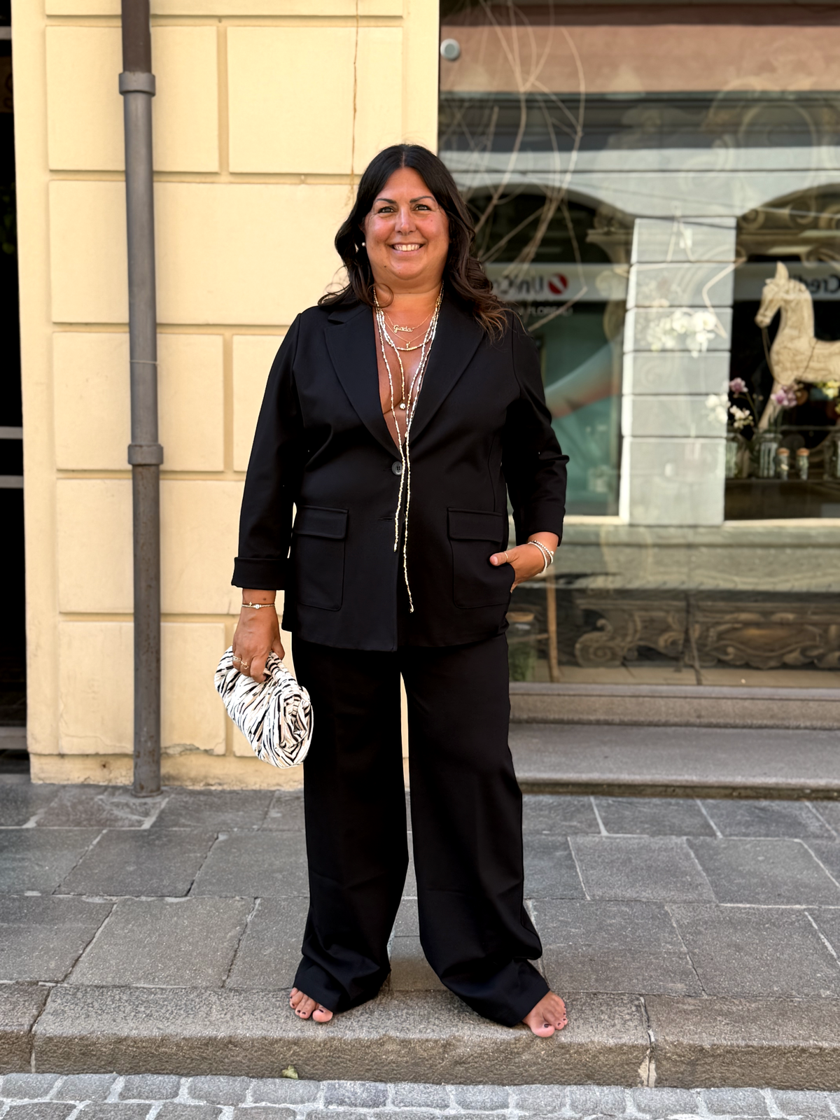 BLAZER - Punto Milano Nero