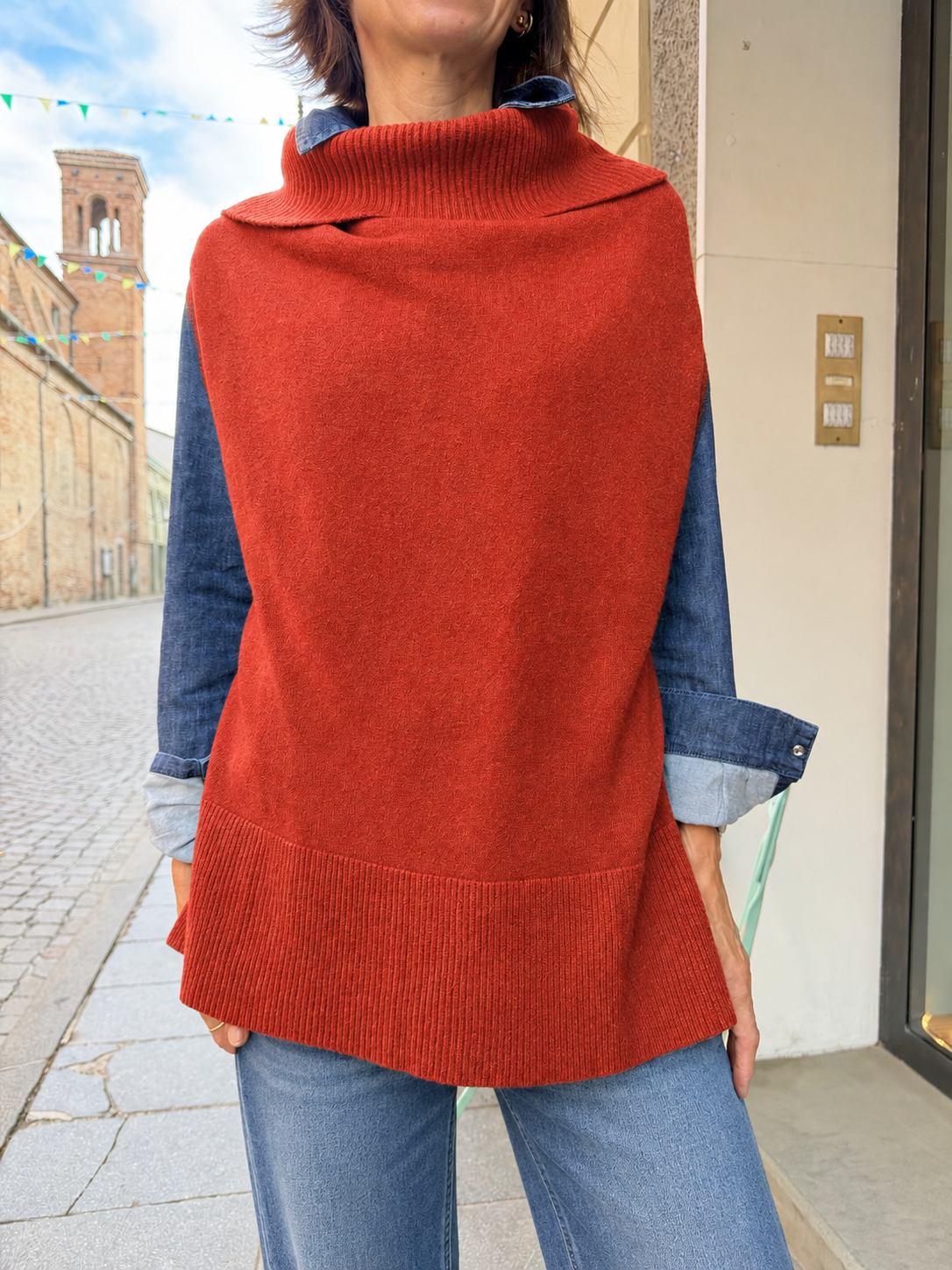 BABETTE - Gilet Maglia in Viscosa