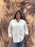 CECILIA – Camicia 100% Cotone Bianca