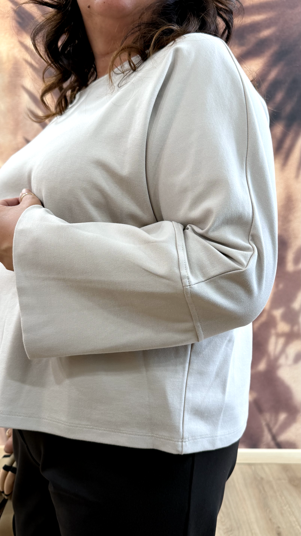 BLUSA - Punto Milano Sabbia