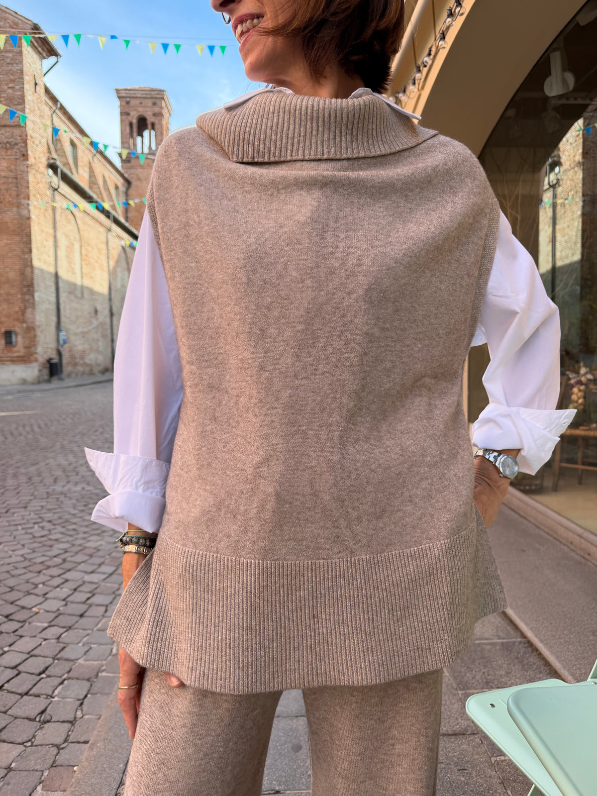 BABETTE - Gilet Maglia in Viscosa