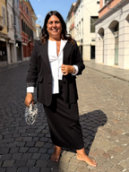 PATTY - Giacca foderata in punto Milano