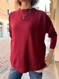 GIROCOLLO - Maglia in viscosa primo peso